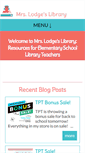 Mobile Screenshot of mrs-lodges-library.com